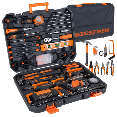 Tool set in a 168-piece case. Bigstreen 26475