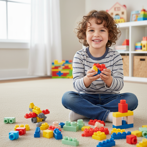 Blocs en caoutchouc - sensoriels 80 pièces 26575