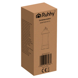 Red LED Christmas Lantern Ruhhy 26752