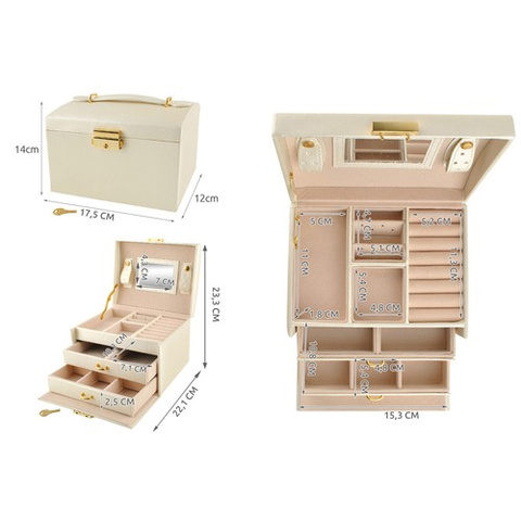 Jewelry box/case - beige