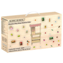 Holzstall mit Zubehör Kruzzel 24888