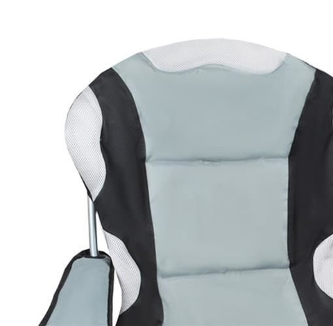 Black and gray fishing chair
