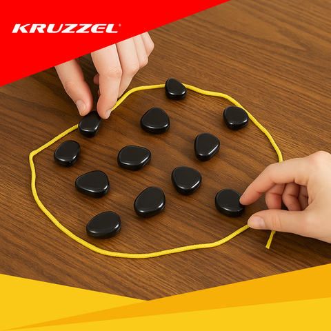 Magnetiniai žaidimo akmenys 40 vnt. Kruzzel 26602