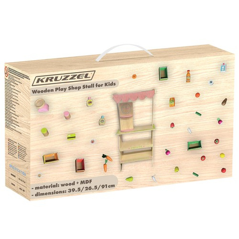 Stalle en bois avec accessoires Kruzzel 24888