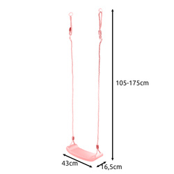 Plastic swing - pink 25445