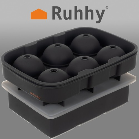 Moule en silicone 2 en 1 - cubes + boules Ruhhy 21270