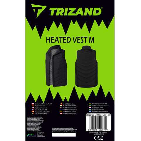 Vyhřívaná vesta M USB Trizand 22126