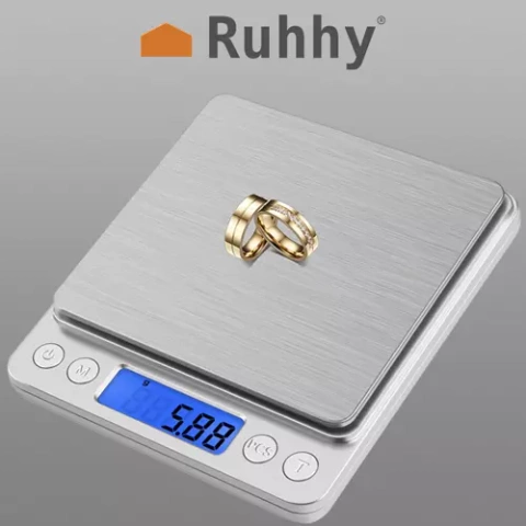 Kitchen scale 500x0.01g Ruhhy 19899