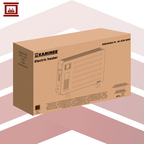 Elektrinis radiatorius - baltas Ziflo Kaminer 26402 