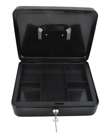 Large black cash box