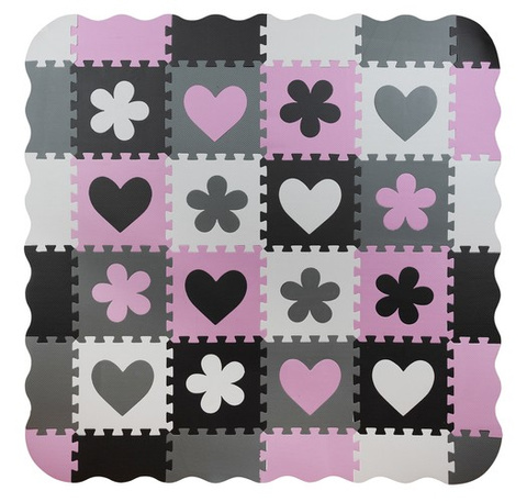 Foam puzzle 30x30cm 16 pcs. P16134