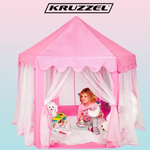 Children's tent pink Kruzzel 23869