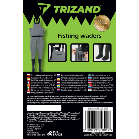 Рыболовные сапоги TRIZAND - сапоги 43