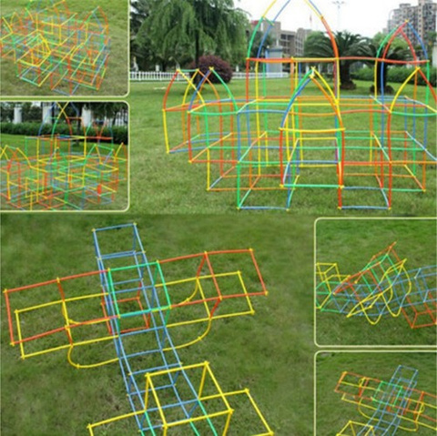 Blocks - straws - set of 408 pcs. 22408