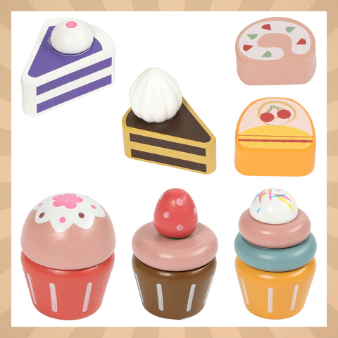 Children's tea set + Kruzzel 26418 cake stand