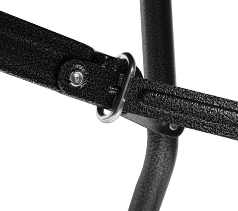 Klappbarer Gartentisch, schwarz, 180 cm