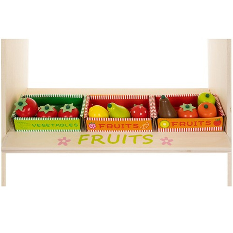 Wooden stall with accessories Kruzzel 24888