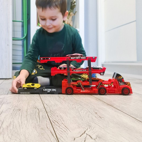 TIR truck set with 6 cars 22515