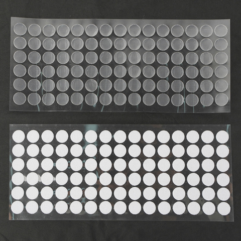 Self-adhesive Velcro 18mm 500pcs white Ruhhy 25884