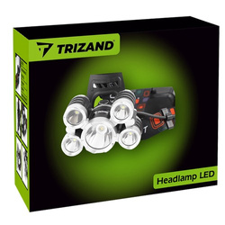 Headlamp 5 x LED T6 CREE