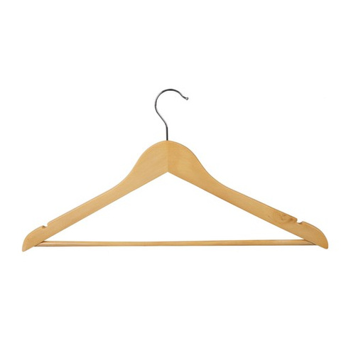 Clothes hanger 10pcs - wooden Ruhhy 24492