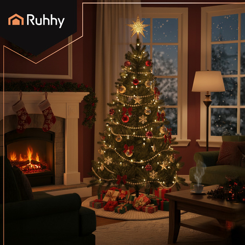 Weihnachtsbaum 2,1 m mit dünnen Nadeln Ruhhy 26669