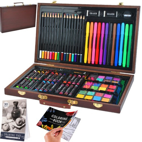 Painting set 81 pcs in a case