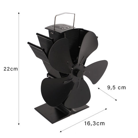 Krbový ventilátor Kaminer 26206 5-listý