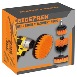 Drill cleaning brushes - 4 pcs