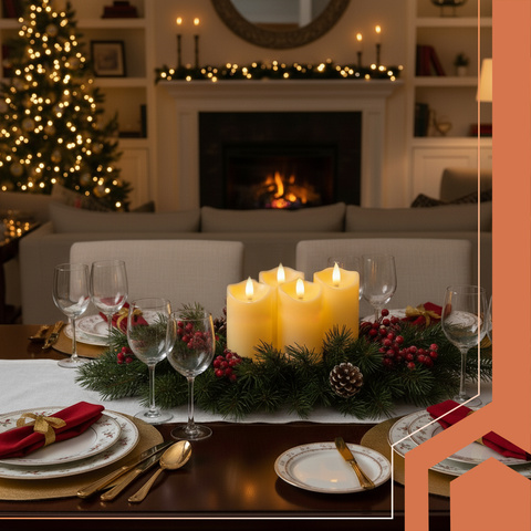 Świeczka/wkład LED 12,5x5cm 4szt. Ruhhy 26485