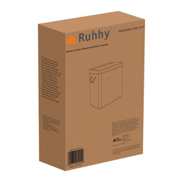 Bambus-Wäschekorb - Zweikammer Ruhhy 24269