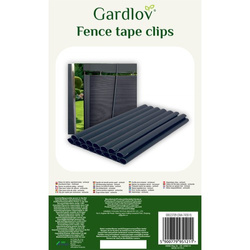 Fence tape clips - anthracite 23709