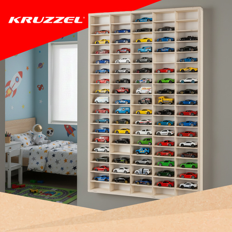 Półka drewniana na auta/resoraki KRUZZEL 21997