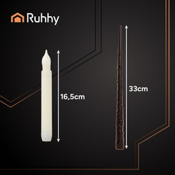 LED svíčky 12 ks Ruhhy 26177