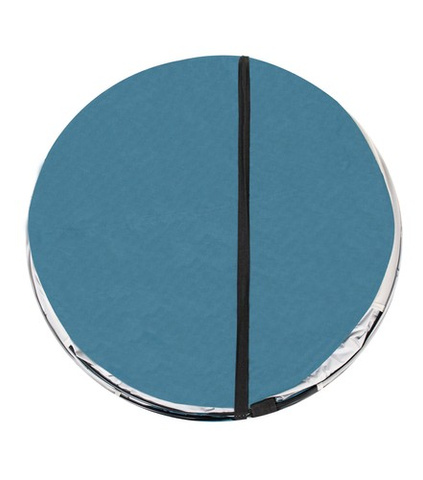 Tente de plage 145x100x70cm - turquoise - gris 