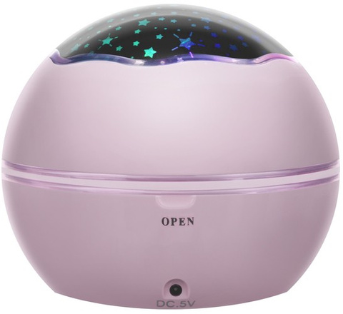 Night light with projector - pink LP16859