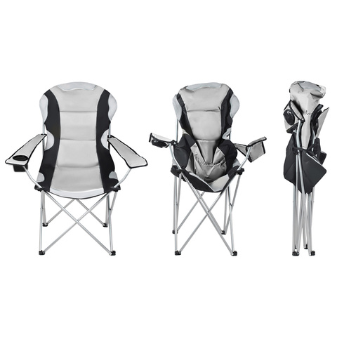 Fishing chair black and gray 23674