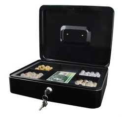 Large black cash box