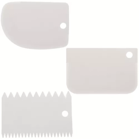 Rotating cake stand + 3 spatulas for decorating cakes