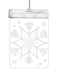 LED 3D stained glass - snowflake