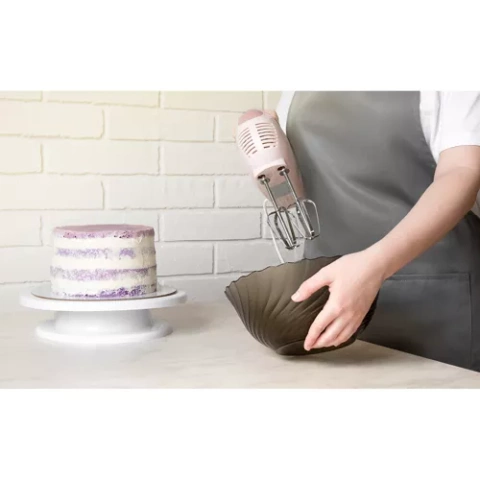 Rotating cake stand + 3 spatulas for decorating cakes