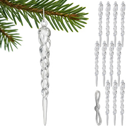 Christmas tree icicles 12 pcs Ruhhy 25377
