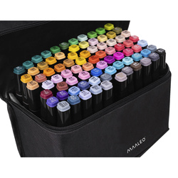 Double-sided markers/pens - 80 pcs. MAALEO 24103