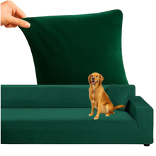 Housse de canapé 145-185 cm verte Ruhhy 26032