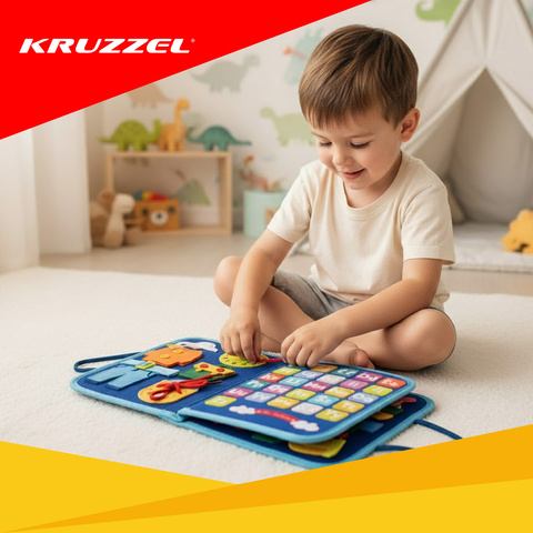 Манипулятивная книга - синяя Kruzzel 26881