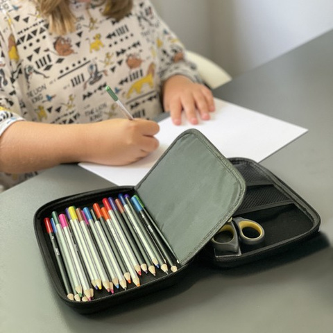 Folding pencil case - school Kruzzel 24533