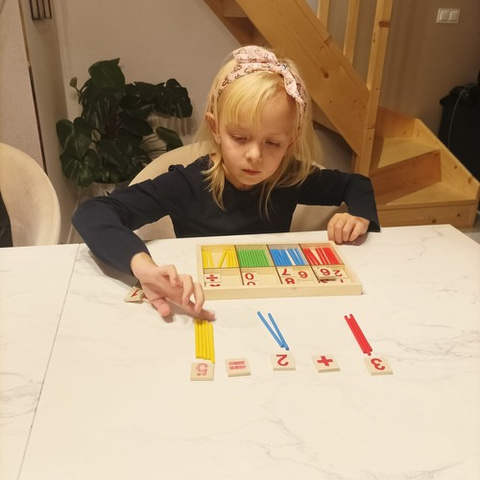 Wooden sticks for learning to count 22447