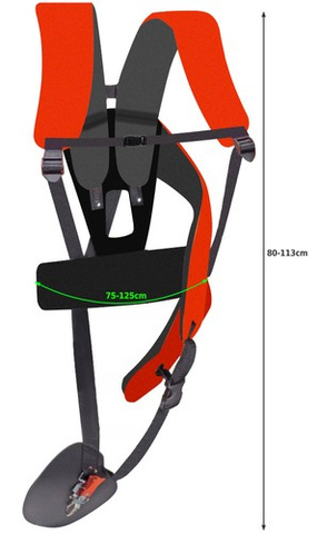 Harnais/ceintures de maintien pour débroussailleuse thermique S18530
