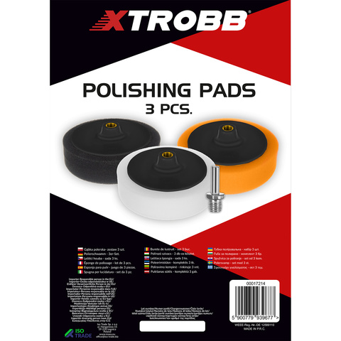 Polishing sponge - set of 3