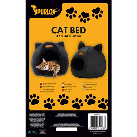 Lit peluche pour chat - Coffret Purlov 21947